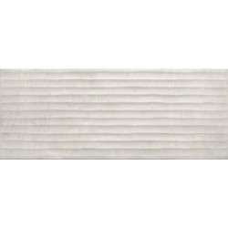 Πλακάκι Milan Perla Relieve Decor 28Χ70 Ανοιχτό Γκρι Γυαλιστερό 